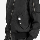 Uniform Experiment Men's Crystal Nylon Flight Jacket in Black
