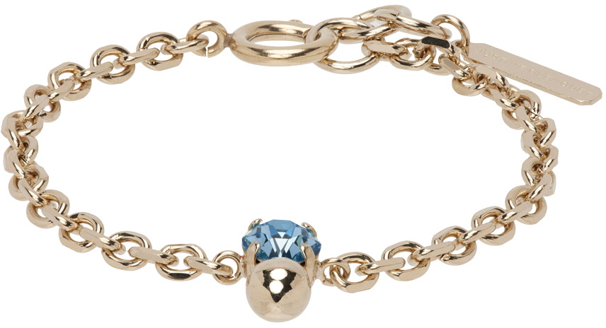 Justine Clenquet SSENSE Exclusive Gold Nate Bracelet Justine Clenquet