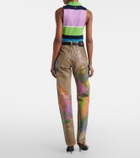 Versace Printed straight jeans