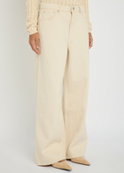 Skall Studio Willow Wide-leg Jeans Ecru