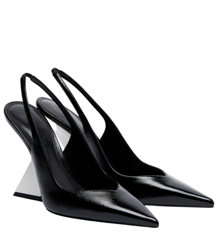 Photo: The Attico Cheope leather pumps