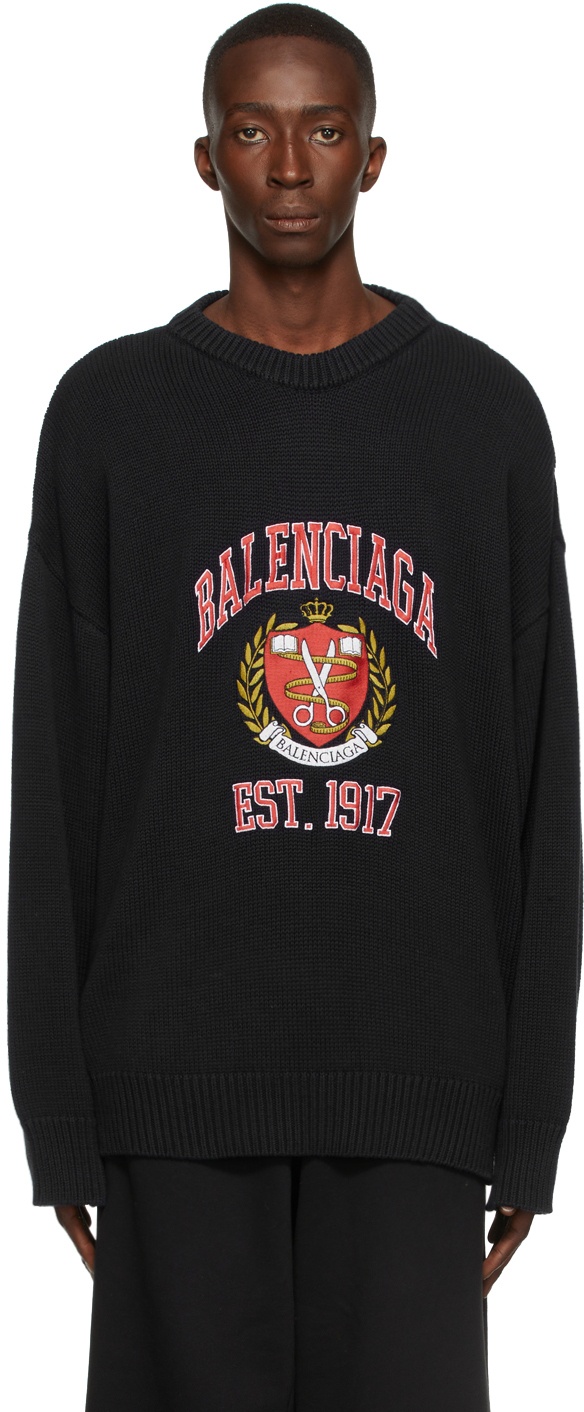 Photo: Balenciaga Knit Logo Sweatshirt