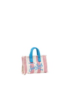 MC2 Saint Barth Pink Striped Cotton Canvas Key Holder