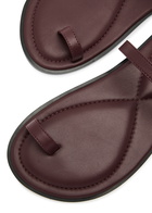 A.emery Turi Leather Sandals Maroon