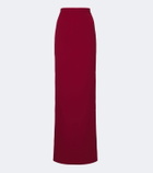 Safiyaa Acilah crêpe maxi skirt
