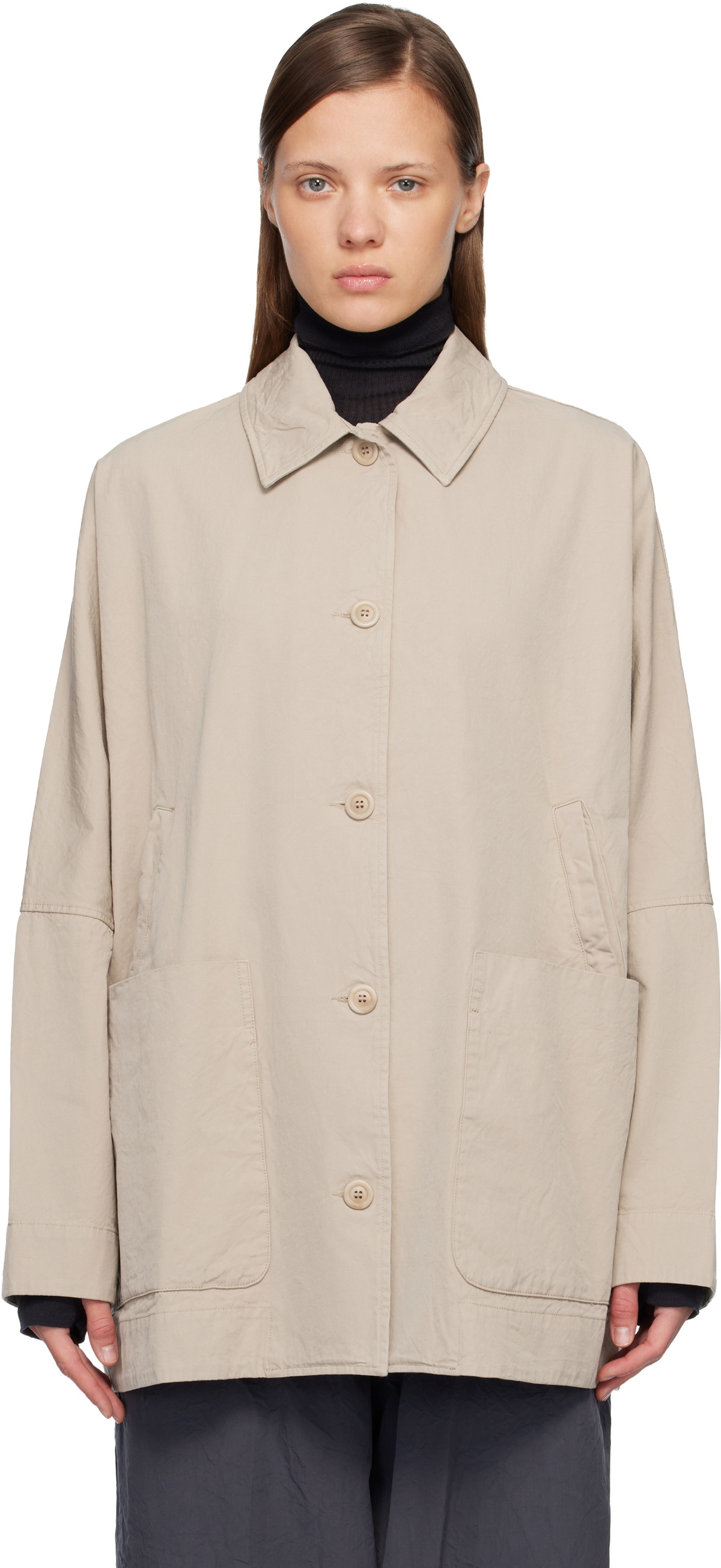 CASEY CASEY Beige Dries Travail Jacket CASEY CASEY