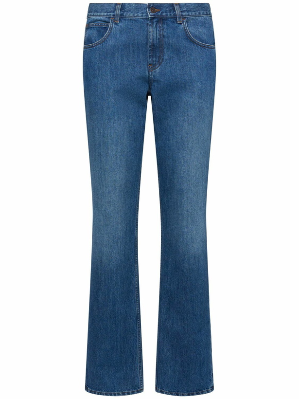 Photo: THE ROW Jaxon Cotton Flared Jeans