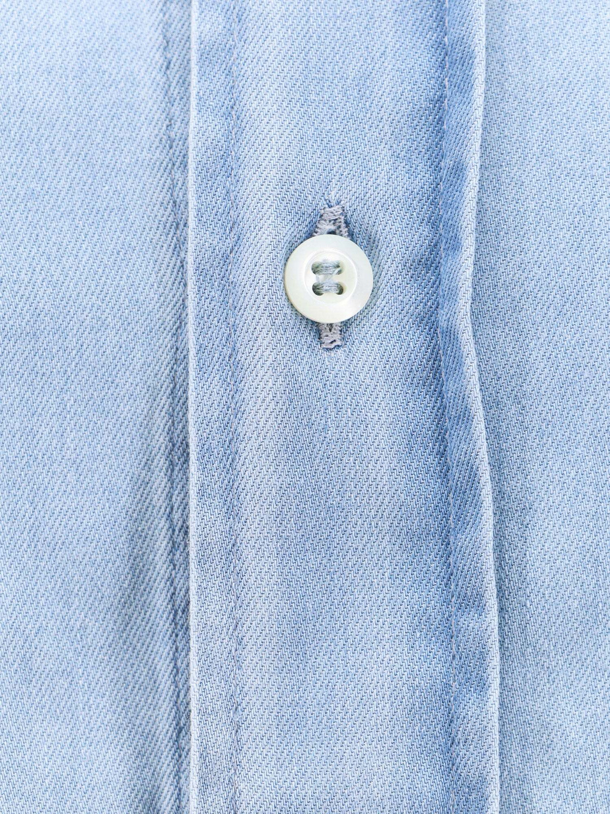 Brunello Cucinelli Shirt Blue Mens