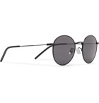 Saint Laurent - Round-Frame Metal Sunglasses - Men - Black