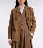 Ralph Lauren Collection Perce fringed suede jacket
