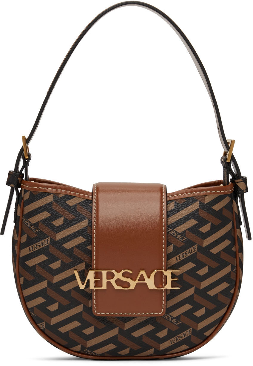 Shoulder Bag Versace Men Color Brown