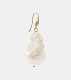 Mateo 14kt gold drop earrings with pearls