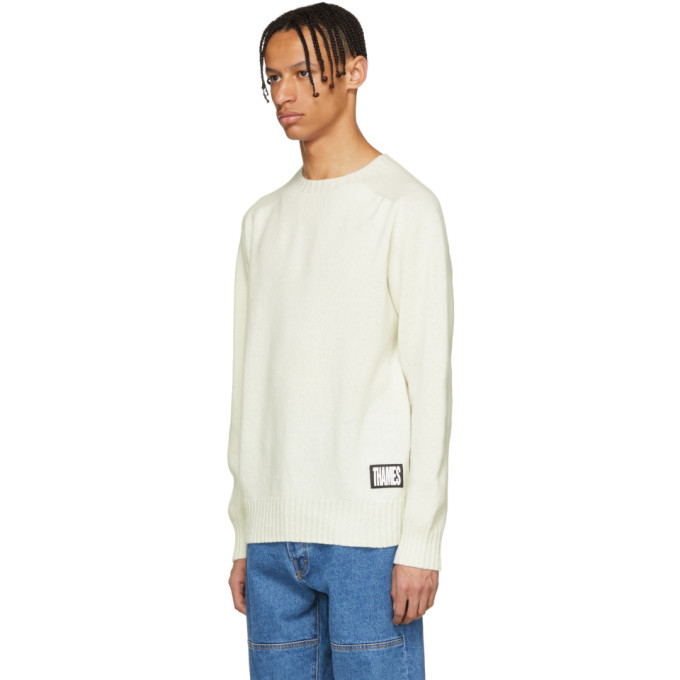 Thames Off-White Wool Tourist Sweater Thames