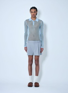 Gucci Embossed Technical Mesh Polo Top