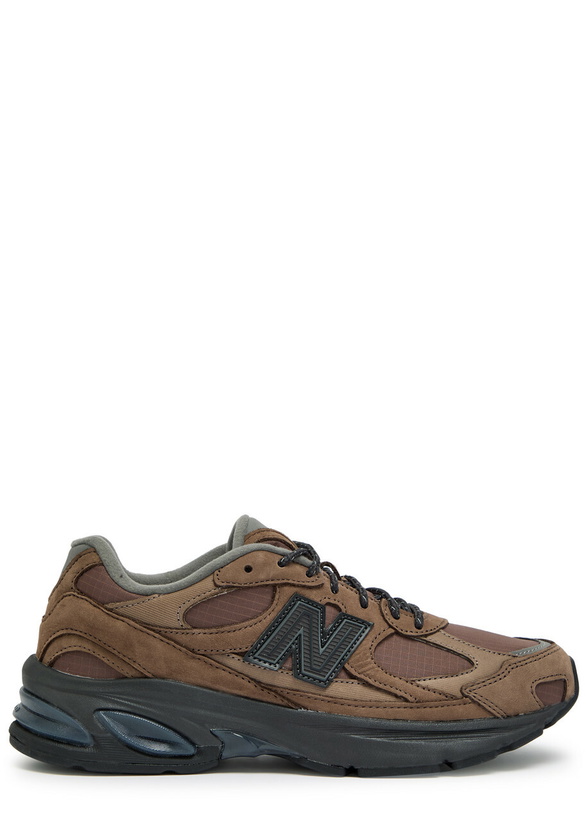 Photo: New Balance 2010 Panelled Mesh Sneakers Brown