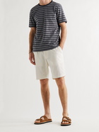 HUGO BOSS - Cotton-Blend Shorts - White