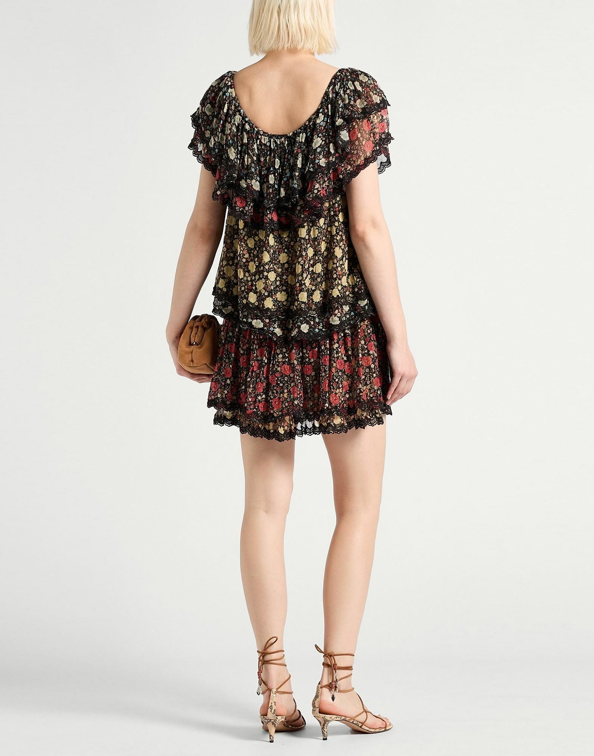 Rixo Womens Mini dress in Black