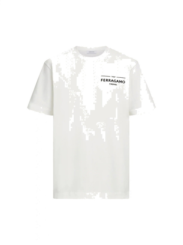 Photo: Ferragamo Mens Logo T-shirt in White