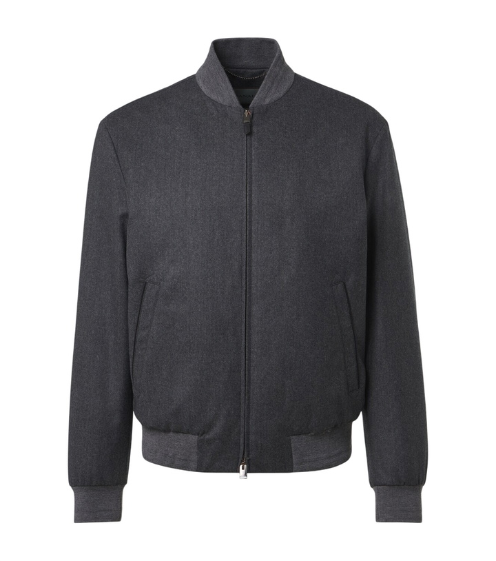 Photo: Canali Wool bomber jacket