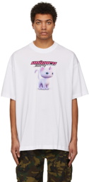 VETEMENTS White 'Everyone Can Be A Unicorn' T-Shirt