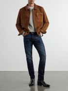 TOM FORD - Panelled Suede Jacket - Brown