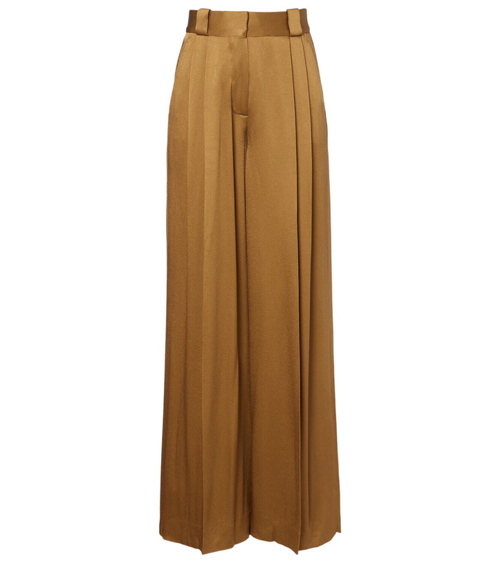 Photo: Blazé Milano Husi satin palazzo pants
