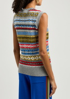 Wales Bonner Astral Intarsia Wool-blend Vest Multicoloured 1