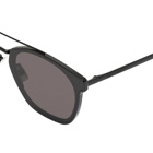 Saint Laurent Sunglasses Men's Saint Laurent SL 28 Metal Sunglasses in Black/Grey