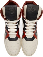 Human Recreational Services Off-White & Red Mongoose Sneakers
