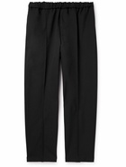 Jil Sander - Tapered Cropped Gabardine Trousers - Black