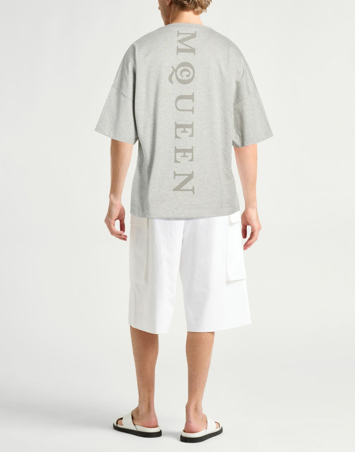 Mcqueen Mens T-shirt Light in Grey
