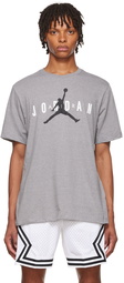 Nike Jordan Gray Cotton T-Shirt