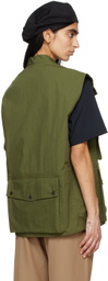 NEEDLES Khaki Field Vest