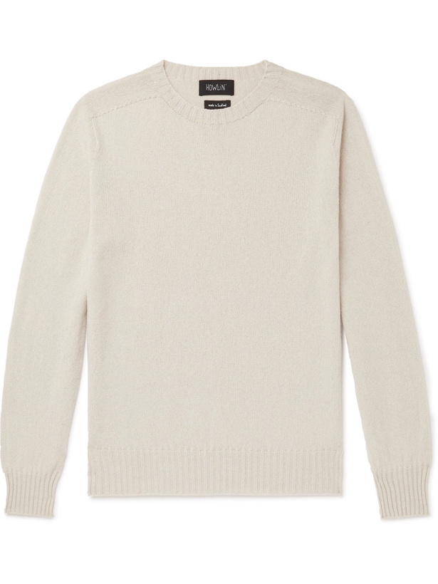 Photo: HOWLIN' - Wool and Cotton-Blend Sweater - Neutrals - S