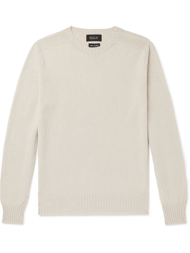 Photo: HOWLIN' - Wool and Cotton-Blend Sweater - Neutrals - S