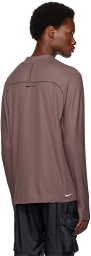 Nike Purple Dri-FIT Long Sleeve T-Shirt