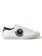 Moncler Genius - 8 Moncler Palm Angels Ryangels Terry-Trimmed Leather Sneakers - White