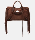 Balenciaga Le City Medium leather top-handle bag