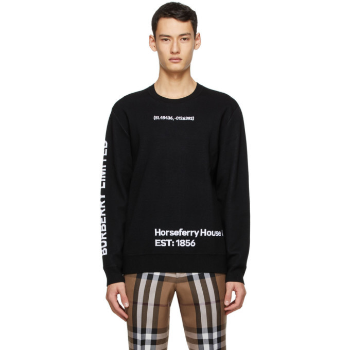 Photo: Burberry Black Location Jacquard Sweater