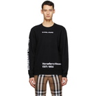 Burberry Black Location Jacquard Sweater