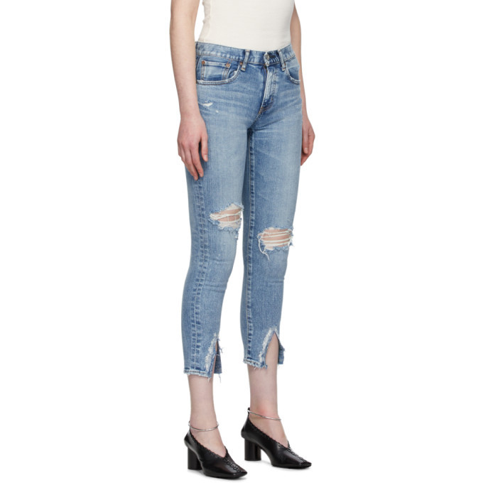 Moussy Vintage Blue Ithan Skinny Jeans