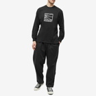 PACCBET Men's Long Sleeve Logo T-Shirt in Black