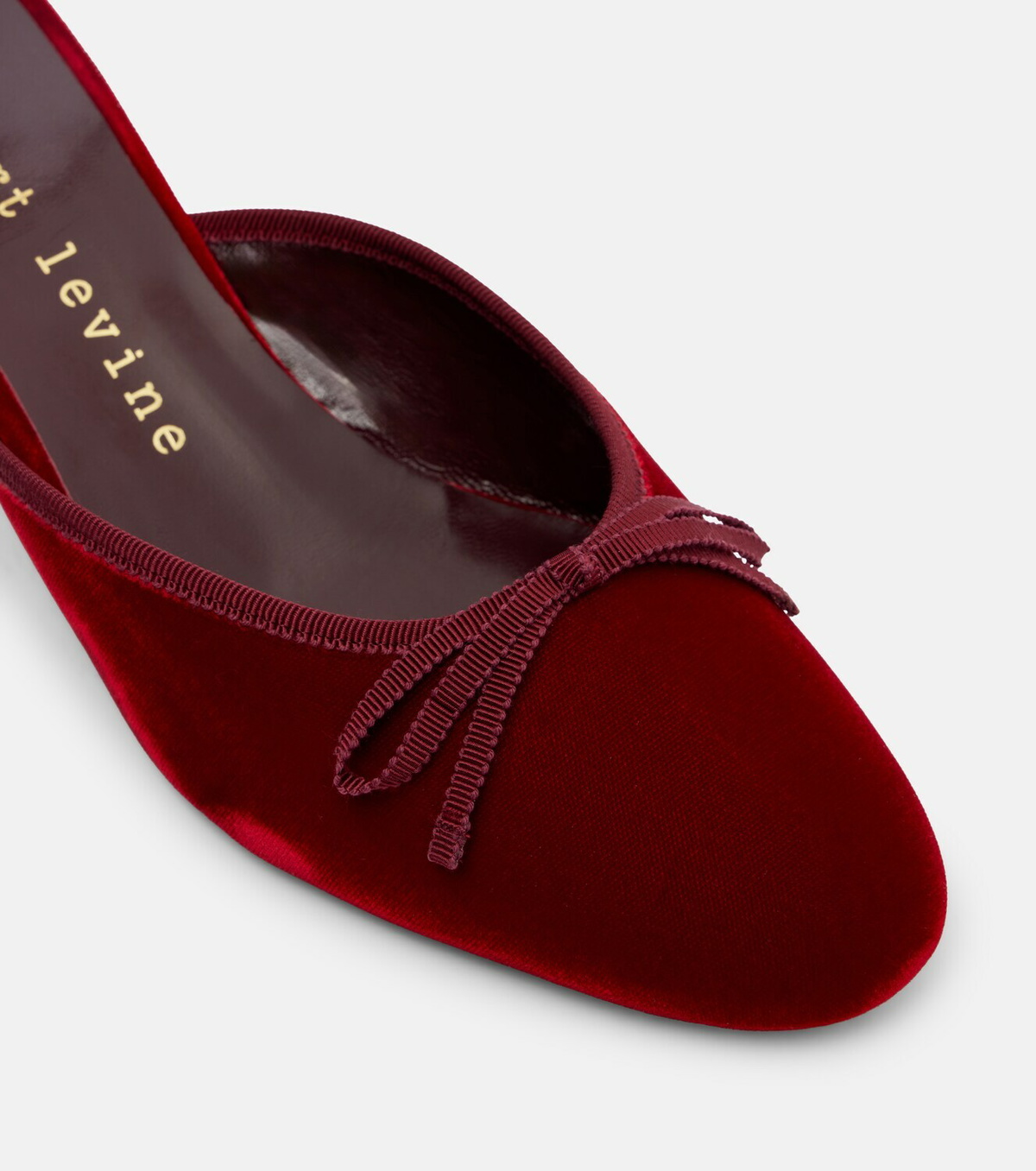 Herbert Levine 24/7 velvet mules