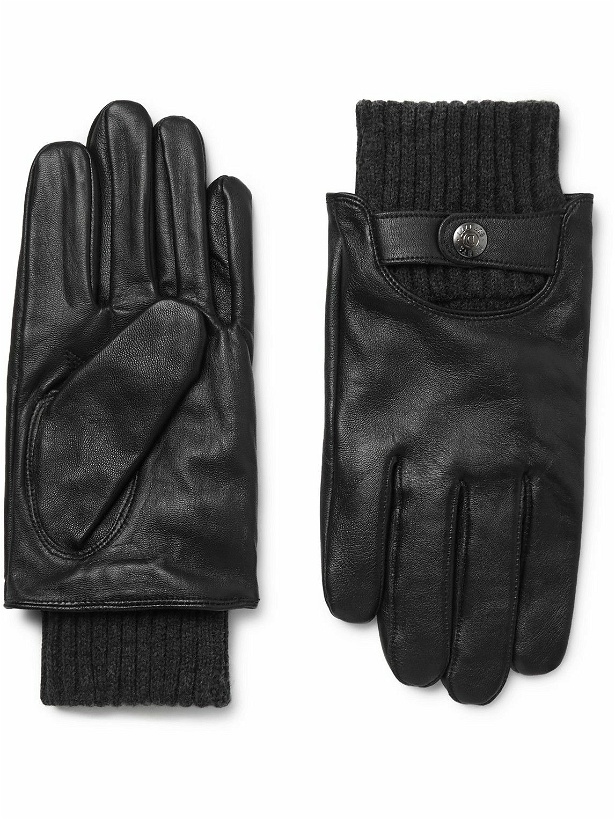 Photo: Dents - Buxton Touchscreen Leather Gloves - Black