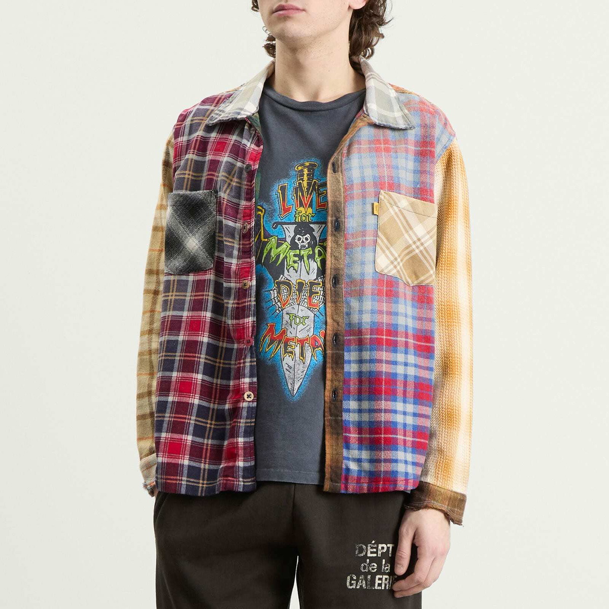 Gallery Dept Men's Marley Shirt in Multi Plad