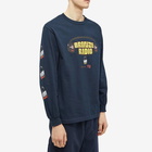 Bronze 56k Men's Long Sleeve Don't Touch That Fucking Dial T-Shirt in Navy