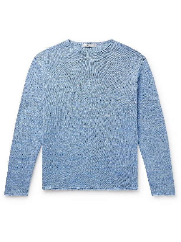 Photo: Inis Meáin - Linen Sweater - Blue