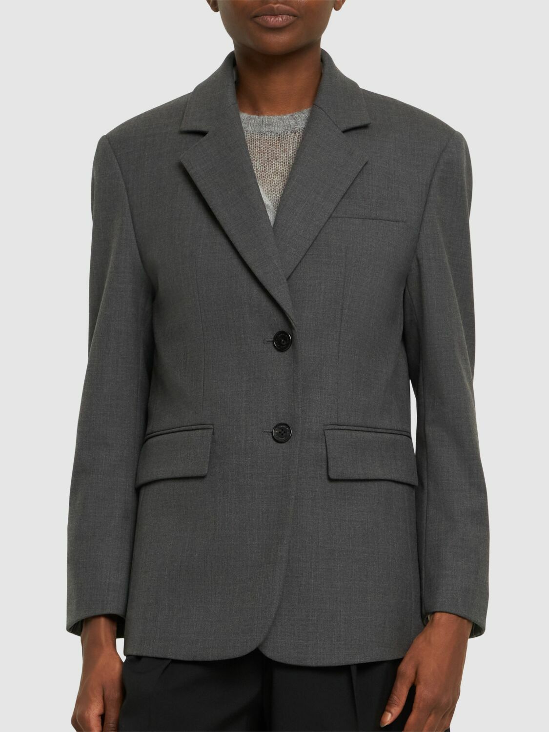 お早めに！■Dunst■ ダンスト ESSENTIAL WOOL BLAZER /2色 DUNST Essential 2-button Wool Blend Blazer Dunst