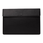 Common Projects Black Leather Dossier Pouch