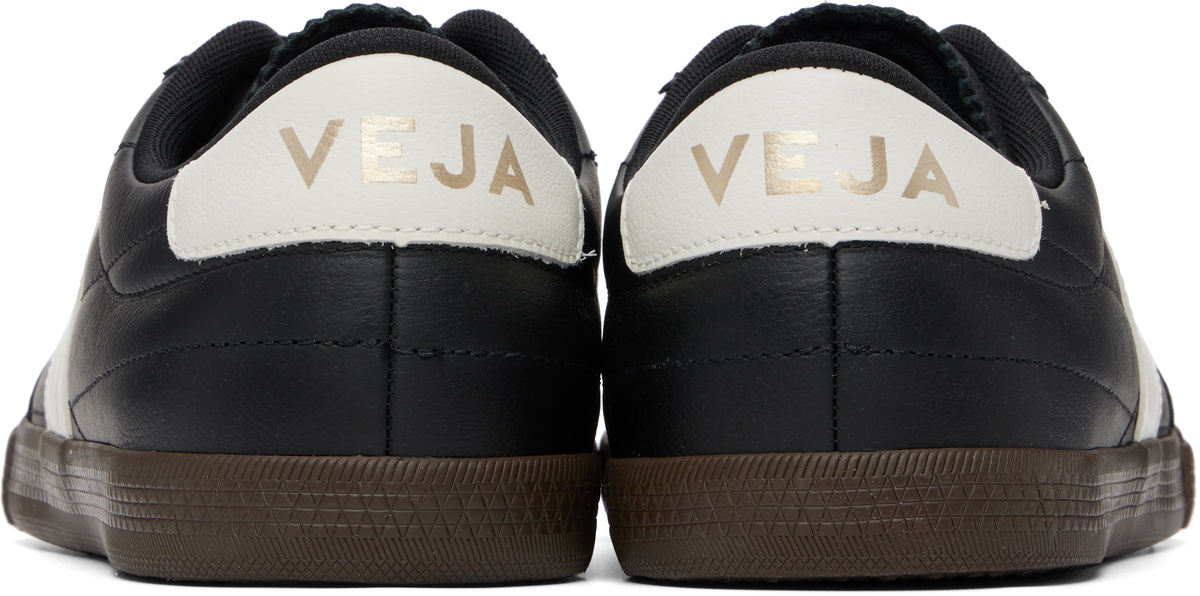 VEJA Black Panenka Leather Sneakers